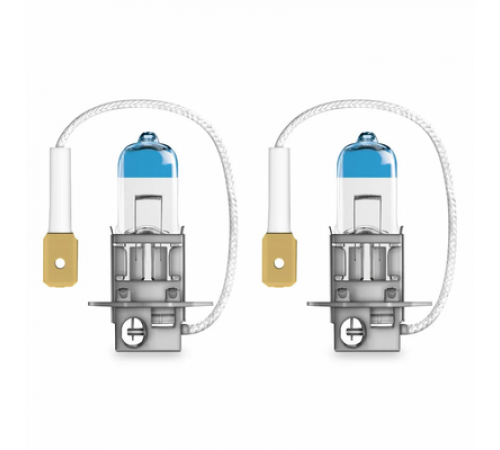 Лампы H3 12V 55W РК22s +150% 4200K NIGHT BREAKER LASER в карт.боксе OSRAM