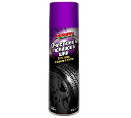 Очиститель-полироль шин аэр. 650мл RW ~