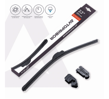 Щетка стеклоочистителя Автоприбор бескаркасная 58см крепление "крючок"