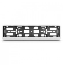 Рамка под номер СТАНДАРТ без надписи белая