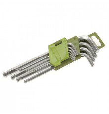 Набор ключей шестигранных 09 шт. с шаром (1.5,2,2.5,3,4,5,6,8,10 мм) ДТ