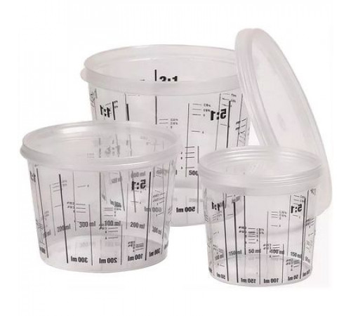 Емкость для смешивания краски  750мл с крышкой