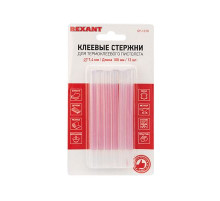 Стержни клеевые REXANT Ø 11 мм, 100 мм, прозрачные (12 шт./уп.) (блистер)
