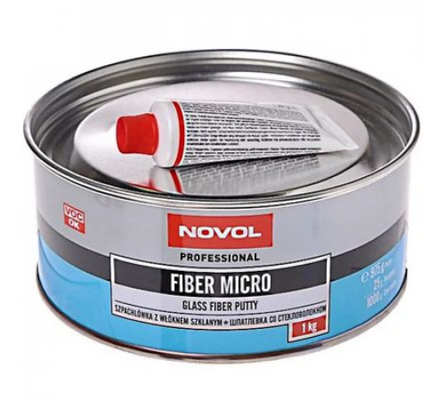 Шпатлевка NOVOL FIBER MIKRO 1.0кг №1233