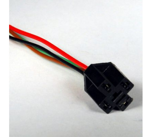 Колодка под реле 4 контакта с проводами КЛД129-1