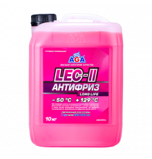 Антифриз, готовый к применению, розовый, -50С, 10кг, LEC-II ЧЗ