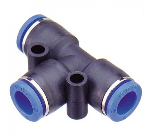 Фитинг т-обр. пластик. put ф=06мм МАЯКАВТО