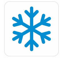 Наклейка Знак  "В салоне кондиционер", самоклеющийся_