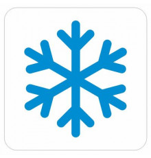 Наклейка Знак  "В салоне кондиционер", самоклеющийся_