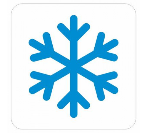 Наклейка Знак  "В салоне кондиционер", самоклеющийся_