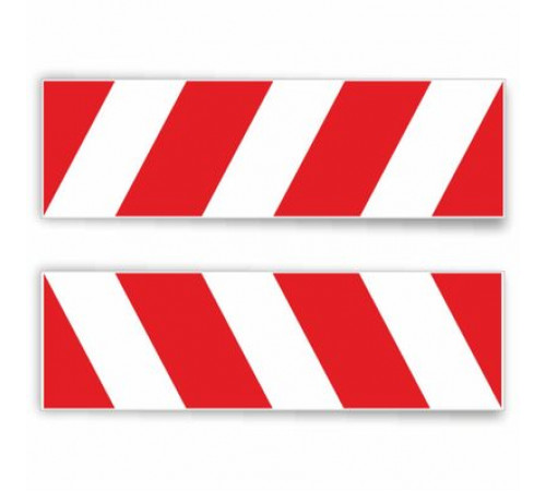 Наклейка "Зебра", широкая, компл. 2 шт.