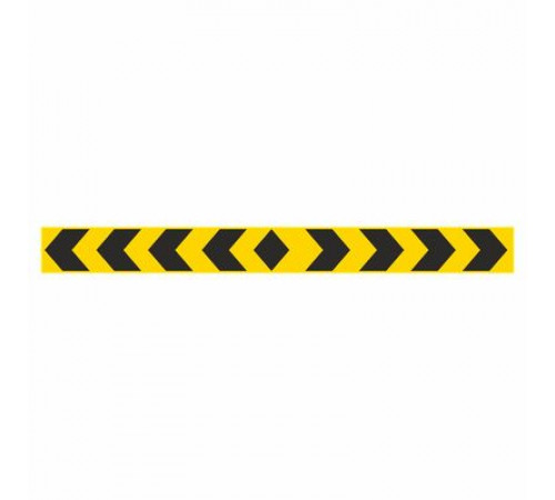 Наклейка "Зебра", черно-желтая, большая