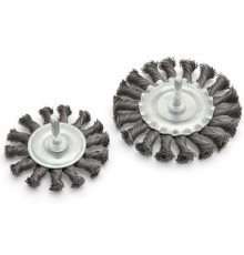 Щетка метал. для дрели плоская крученая 100 мм ДТ