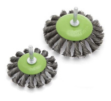 Щетка метал. для дрели конусная крученая  75 мм ДТ