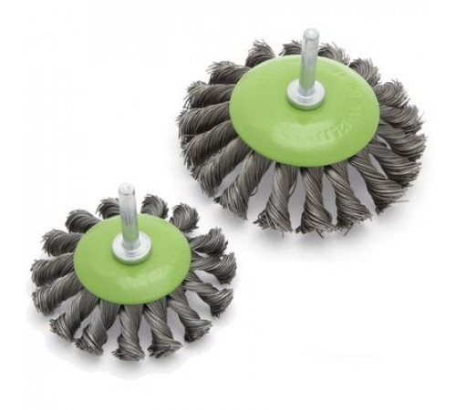 Щетка метал. для дрели конусная крученая  75 мм ДТ