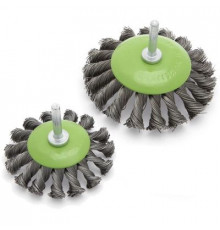 Щетка метал. для дрели конусная крученая 100 мм ДТ
