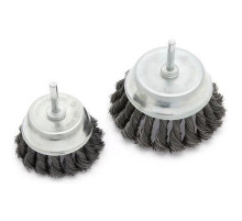 Щетка метал. для дрели чашка крученая 100 мм ДТ