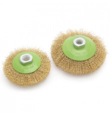 Щетка метал. для УШМ конусная проволочная с резьбой М14 100 мм ДТ