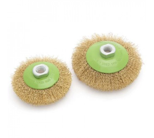 Щетка метал. для УШМ конусная проволочная с резьбой М14 115 мм ДТ