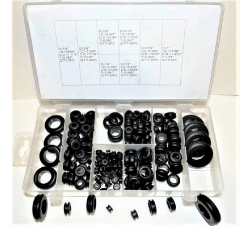 Набор уплотнительных колец 5/16, 180 шт (в кейсе) МАЯКАВТО™