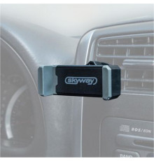 Держатель телефона на дефлектор зажимной SKYWAY серый