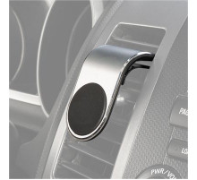 Держатель телефона на дефлектор магнитный SKYWAY алюминий