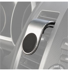 Держатель телефона на дефлектор магнитный SKYWAY алюминий