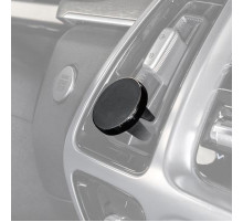 Держатель телефона на дефлектор магнитный SKYWAY круглый металл