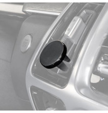 Держатель телефона на дефлектор магнитный SKYWAY круглый металл