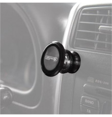 Держатель телефона на панель магнитный SKYWAY круглый Черный/хром