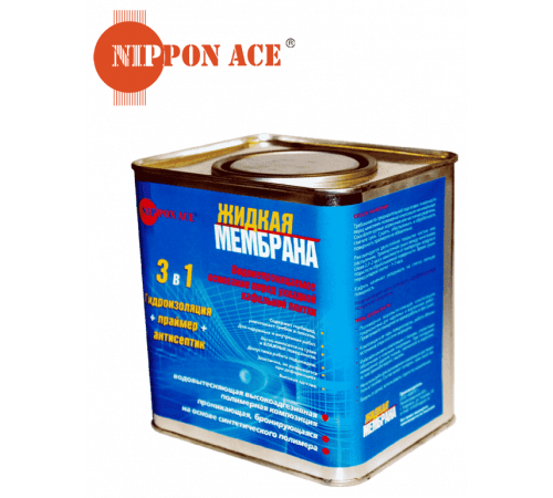 Жидкая Мембрана водовытесняющая полимерная композиция банка 2,4 л.