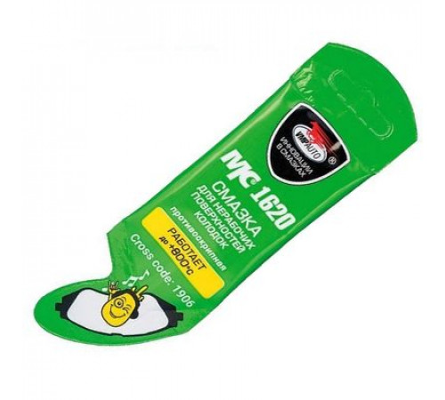 Смазка МС-1620 противоскрипная/антипригарная стик-пакет 5 г ВМП АВТО для нерабочих пов. колодок ЧЗ