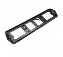 Рамка под номер премиум с боковой подсветкой черная