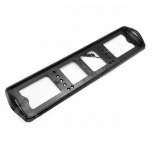 Рамка под номер премиум с боковой подсветкой черная