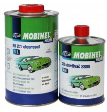Лак MOBIHEL 0,5л банка 2К 2:1 FG anti-stratch + отв 8800 0,25л
