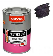 Грунт акриловый Novol +отв 330 5+1 мокрый по мокрому 1л+0,2л черный