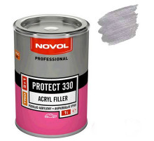 Грунт акриловый Novol +отв 330 5+1 мокрый по мокрому 1л+0,2л серый
