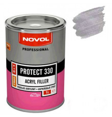 Грунт акриловый Novol +отв 330 5+1 мокрый по мокрому 1л+0,2л серый
