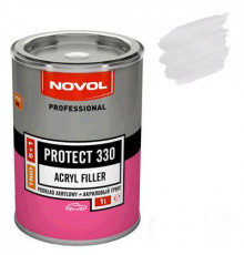 Грунт акриловый Novol +отв 330 5+1 мокрый по мокрому 1л+0,2л белый