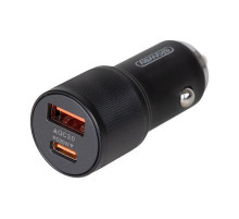 Зарядное устройство (адаптер) 12/24V 25W USB Type-C (PD) SKYWAY черный