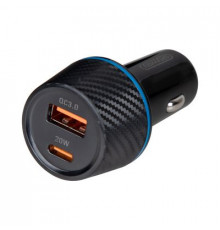 Зарядное устройство (адаптер) 12/24V 38W USB (QC 3.0) Type-C (PD) SKYWAY черный