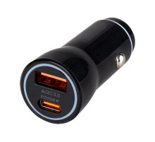Зарядное устройство (адаптер) 12/24V 38W USB Type-C (PD) SKYWAY черный