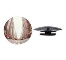 Зеркало сфера "мертвой зоны" SKYWAY 50*50мм на подвижной ножке (2 шт)