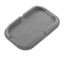 Коврик панели противоскользящий SKYWAY 150*98мм Темно/Серый