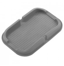 Коврик панели противоскользящий SKYWAY 150*98мм Темно/Серый