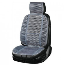 Накидка сиденья бамбук SKYWAY Summer-04 с поддержкой спины серый 1 шт