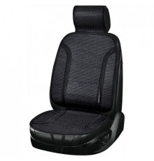 Накидка сиденья бамбук SKYWAY Summer-05 с поддержкой спины черный 1 шт