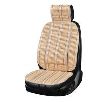 Накидка сиденья бамбук SKYWAY Summer-06 с поддержкой спины бежевый 1 шт