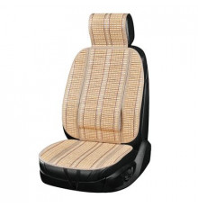 Накидка сиденья бамбук SKYWAY Summer-06 с поддержкой спины бежевый 1 шт