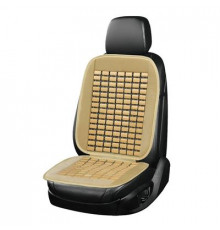 Накидка сиденья массажная SKYWAY Massage-01 бамбук/полиэстер бежевый 1 шт